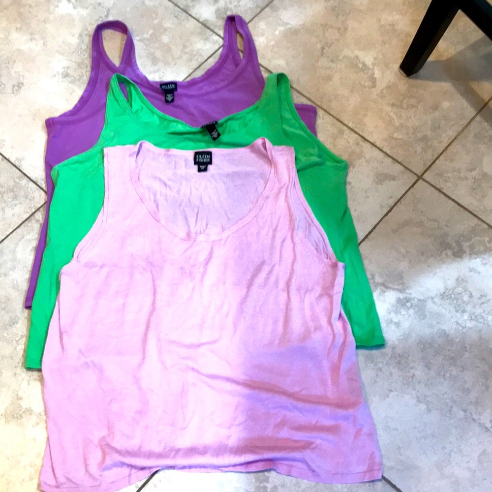 Eileen Fisher tank lot of 3